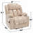 Chenille Power Lift Recliner Chair  with 8-Point Vibration Massage and Lumbar Heating, USB and Type-C Ports-1392823024