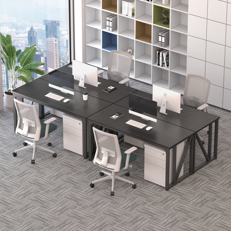 Computer Desk, Black, Black