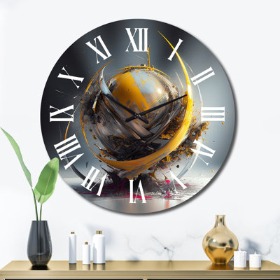 Visionary Divine Dance 3D Wave Sphere III Wall Clock