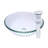 Novatto 16.5'' Clear Glass Circular Bathroom Sink-95974075