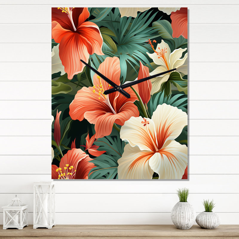 Jaquandre - Horloges murales tropicales, Petit