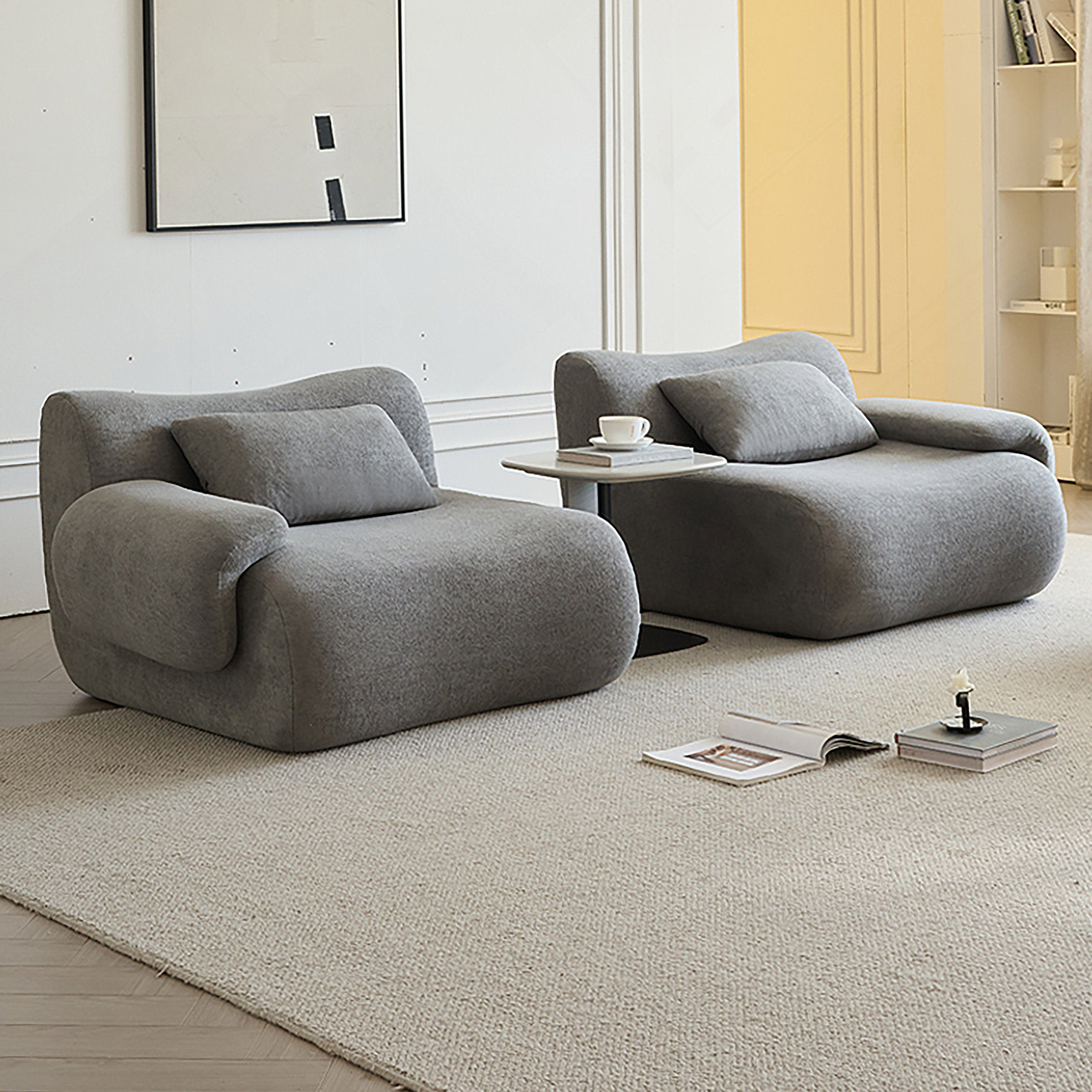 Ivy Bronx Memory Foam 2 - Seater Modern Compression Sofa In A Box, Deep ...