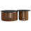 Fortitude Round Faux Marble Top Nesting Coffee Table Set