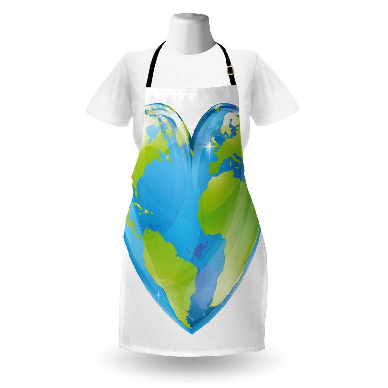 No Pattern Bib Apron