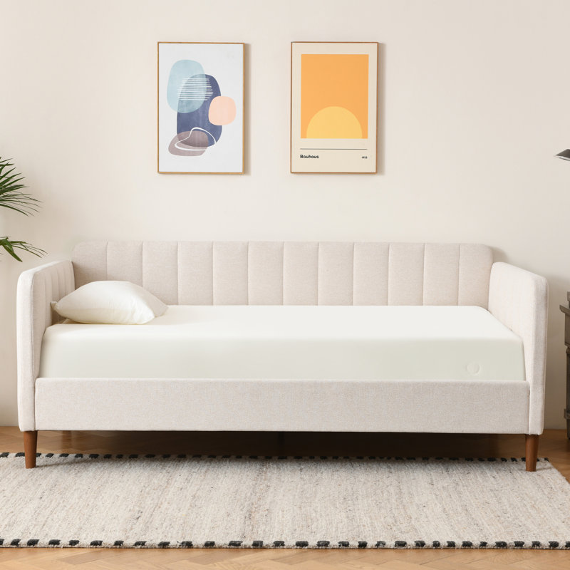 Upholstered Daybed, Ivory