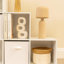 12 Cube Bookcase Ladder Storage Unit - Two 6 Cube Units - Basket-358725192-346235975