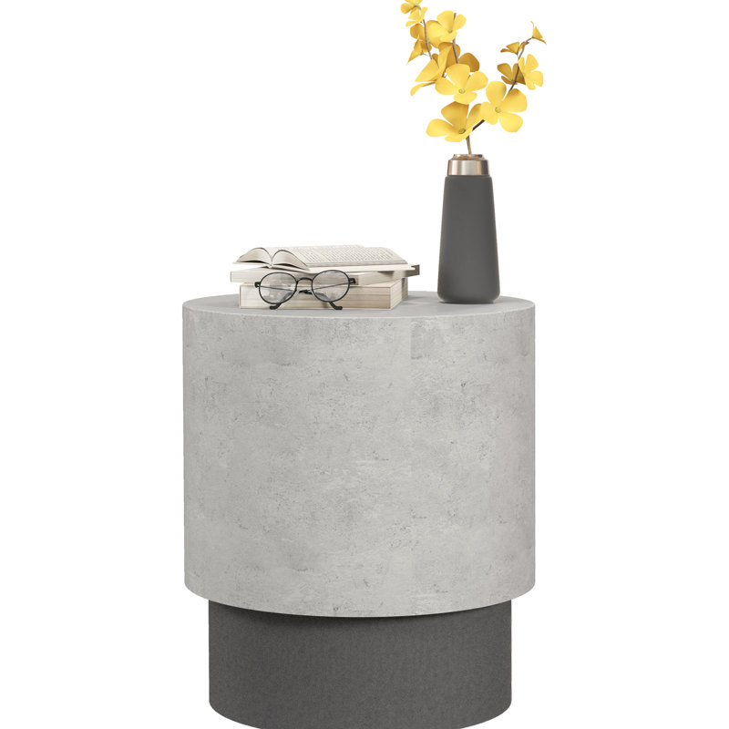 Concrete Finish End Table,Round Top Shape,kitchen table,dinning table