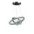 Modern Crystal Stainless Pure Led Remote Control Dimmer Chandelier