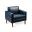 Fauteuil 34,25 po en similicuir capitonné-1259795057