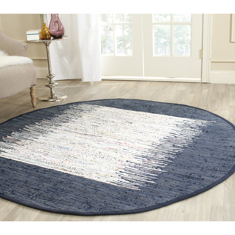 Orwell Hand Woven Cotton Abstract Rug