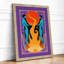 Figures Around Flame Modern - Print-1817255930-1817255932