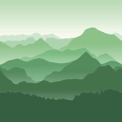 " Green Mountains " by Dzubanovska