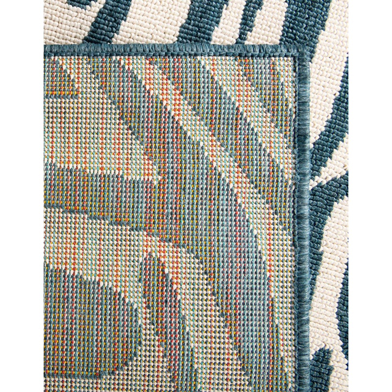 Gurjot Indoor/Outdoor Area Rug, Rectangle 6'1" x 9'
