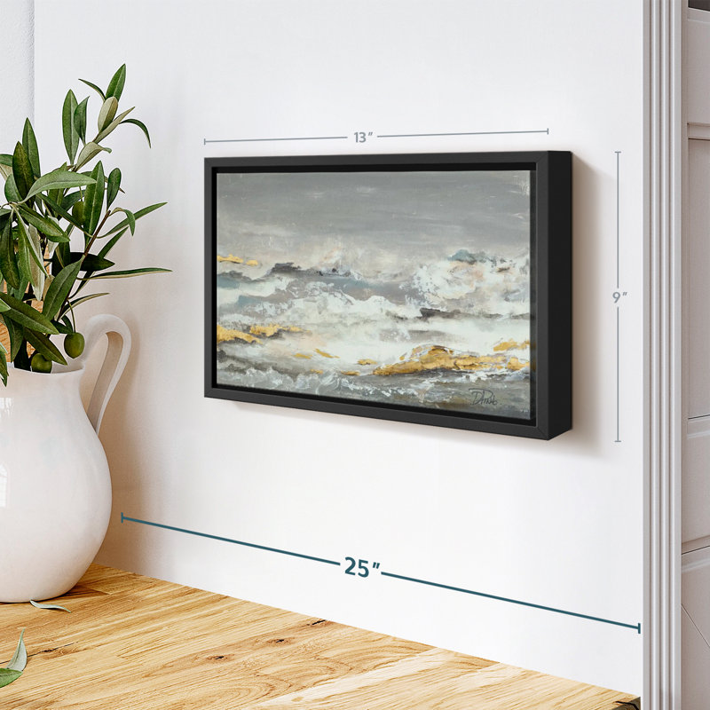Golden Rocks, reproduction sur toile, H 9 po x l 13 po