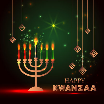Banner For Kwanzaa by OlgaSpb - Wrapped Canvas Print