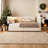 Dormal Full Size Boucle Upholstered, Platform Bed Frame With 2 Drawers USB Charging & LED Lighting-327765677