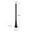Imperial Aluminum Weather Resistant Black Post