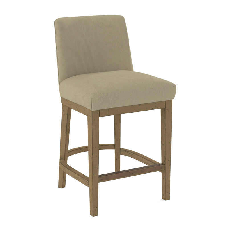 Upholstered Stool, Rumor Bliss, Pecan