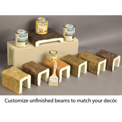 Faux Wood Beam U Shaped Ceiling Beam