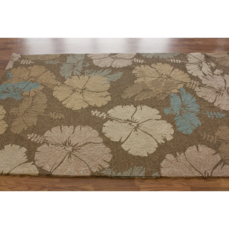Tapis brun Giannetto Swerve, 5 pi x 8 pi