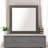 Morven Square Dresser Mirror in Rustic Gray Oak
