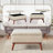 78'' Square Arms Sofa With Ottoman-45835970