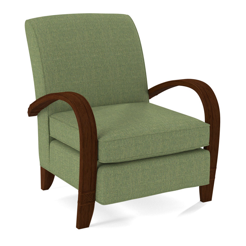 Vero Armchair, Coffee, White Performance Fabric; 0851-94