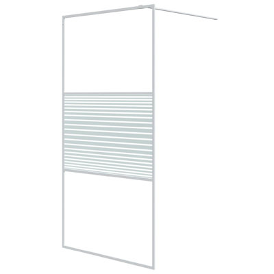 Stender Framed Fixed Shower Screen with Clear Glass