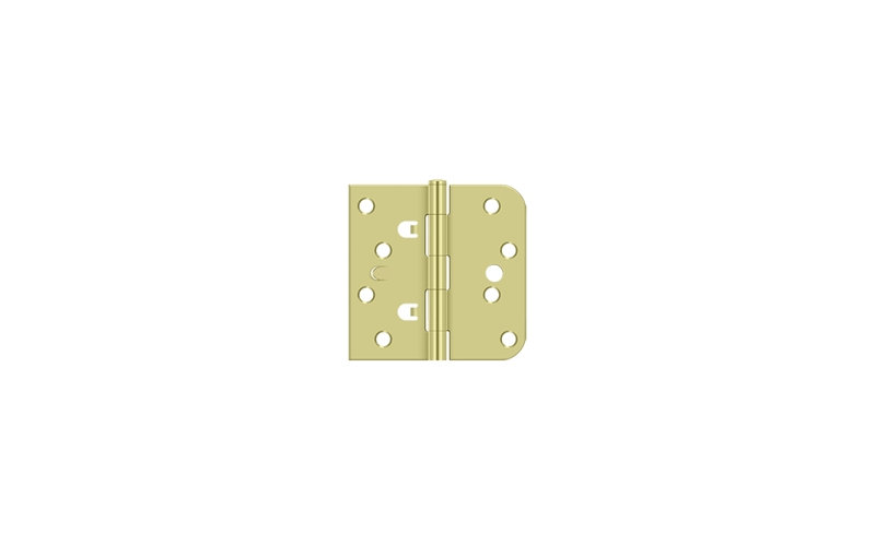Steel Butt Bearing Hinge, Bright Brass