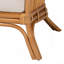 Fauteuil bohémien en rotin miel clair