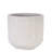 Milk White Ceramic Flowerpot For Patio And Windowsill, 42.36 Lbs, Heat - , Built In Drainage Small Plants Planter Garden, 16.32" L, Construction, Herbs Greenery-1211643213