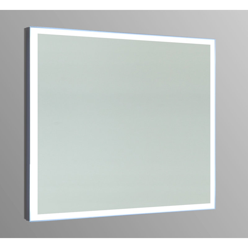 Miroir de salle de bain moderne et contemporain Ronan, H 28 po x l 30 po