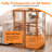 Modern Cat Cages & Playpens, Bamboo Multi-Level Home with Clear Panels