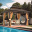 Pavillon de jardin en aluminium