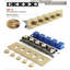 Ensemble de douche thermostatique et à pression équilibrée Spa Gold brossé 5 voies