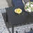 Patio Dining Set with Rectangular Dining Table and  Padded Swivel Chairs-463449462