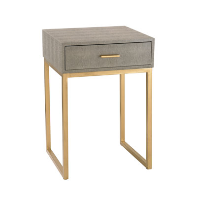 Table d'appoint Shagreen - Gris