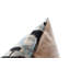 Coussin Canvello fabriqué à la main en velours de style ikat gris et noir - Accent décoratif de haute qualité de 16 po x 24 po avec insertions en plumes de qualité supérieure pour canapés, canapés et décoration intérieure