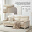 Canapé contemporain en tissu Snowfleece-1106793336