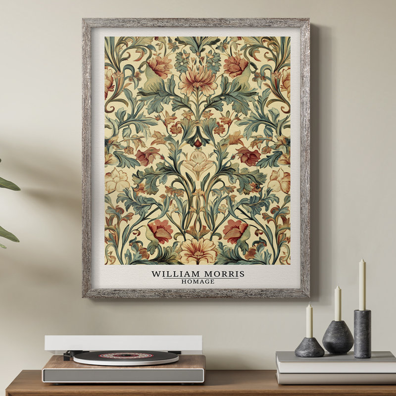 Reproduction encadrée de bois massif de la série CMVII de la série WALMRIS, H 11 po x l 9 po