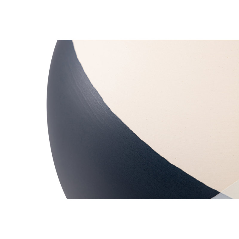 CERAMIC VASE, overall height- 26cm, White/Blue