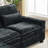 Sectional Cloud Deep Seat Couch Chenille L Shaped Sectional Sofa for Living Room 4-Seats with Movable Ottoman-1574319366
