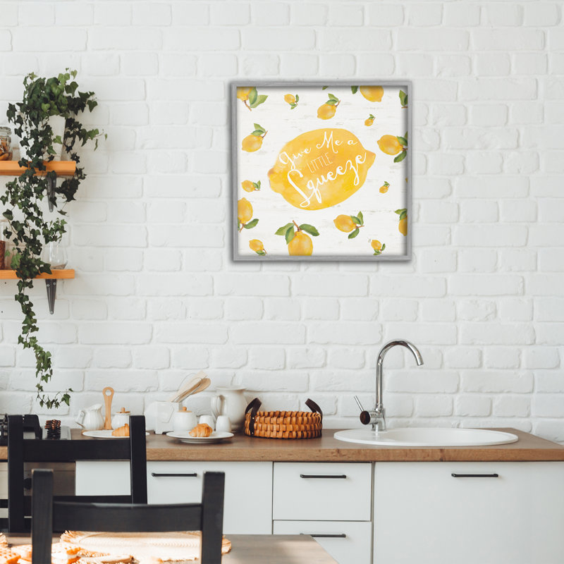 Offrez-moi une giclée encadrée, design par Lanie Loreth, H 17 po x l 17 po, Estampe numérique Farmhouse