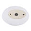 Lavabo de salle de bain ovale moderne en céramique blanche 16 x 13 pouces Modern - Teinture, choix luxueux pour élément d'accessoire chic
