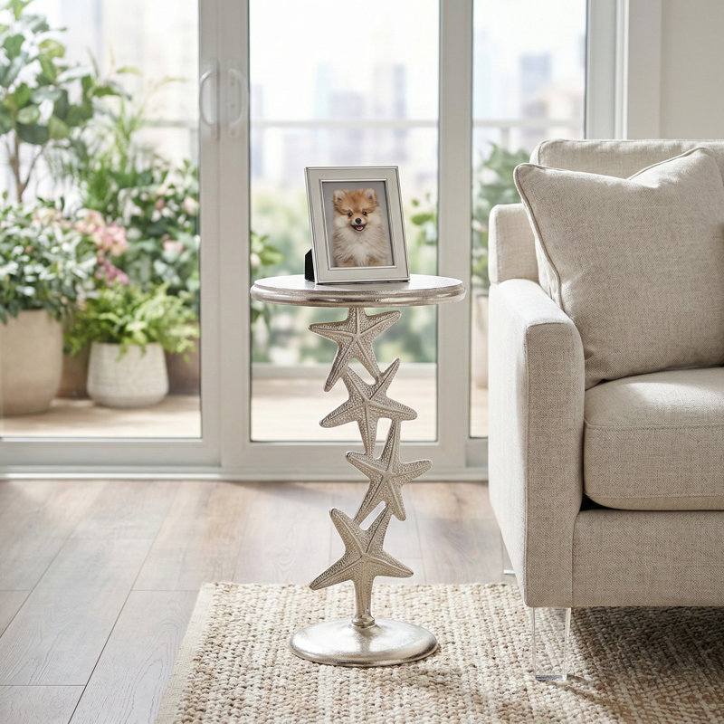 Table décorative Rejanae Coastal, Argent