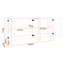 Four-Door Chest of Drawers 200 cm