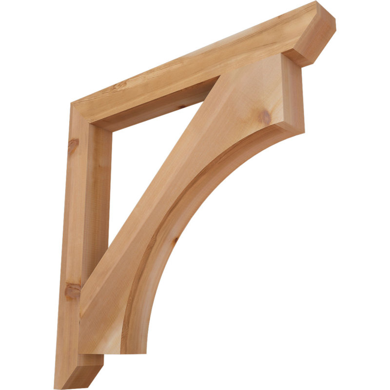 Support en bois Westlake, Cèdre rouge, H 36 po x l 3,5 po x P 36 po