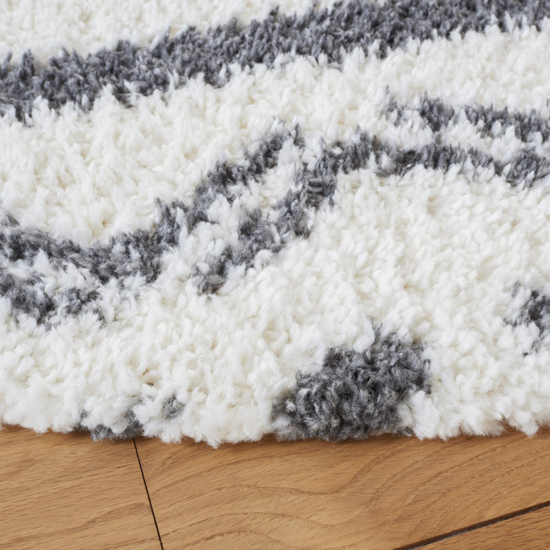 Kanatbek Shag Performance Southwestern Rug, Round 6'7"