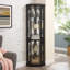 Vitrine de coin élégante avec rangement intégré 69,84 "H-718972256