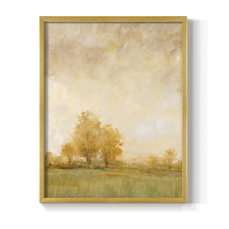 «Carefree Day II», reproduction encadrée - bois massif, H 20 po x l 16 po